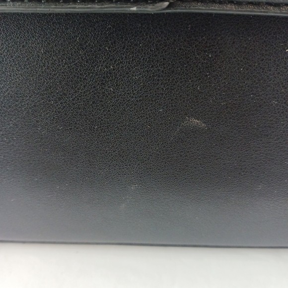 Badgley Mischka Womens Handbag Black Chain Vegan Leather - Picture 13 of 14